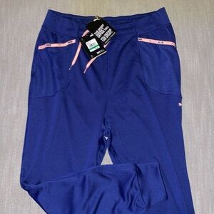 NWT— PUMA— JOGGERS — ROYAL BLUE — SIZE L— MATCHING TOP— MATCHING JACKET— SET